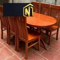 BỘ BÀN ĂN GỖ CHỐNG MỐI MỌT NGỌC THỊNH